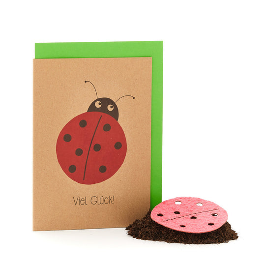 Grußkarte "Viel Glück"