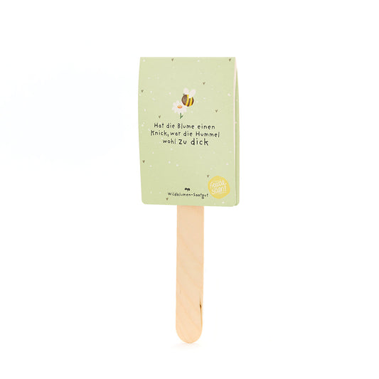 Hat die Blume einen Knick, war die Hummel wohl zu dick - Saatgruß