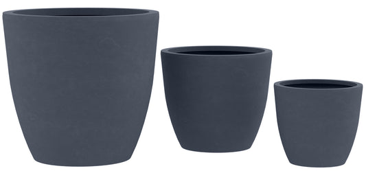 3er Set Pflanzkübel rund 1