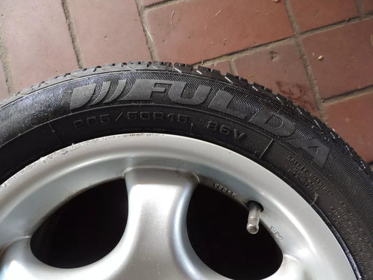 4x Enzo Alufelge 7J x 15H2 mit Sommereifen - Treckerflickershop