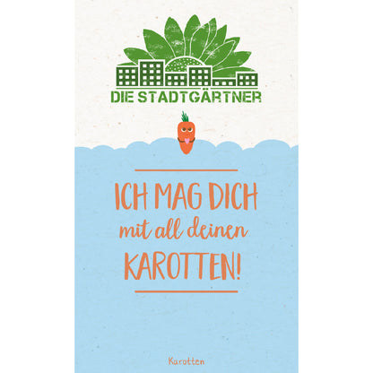 Saatgruß "Mit all deinen Karotten"