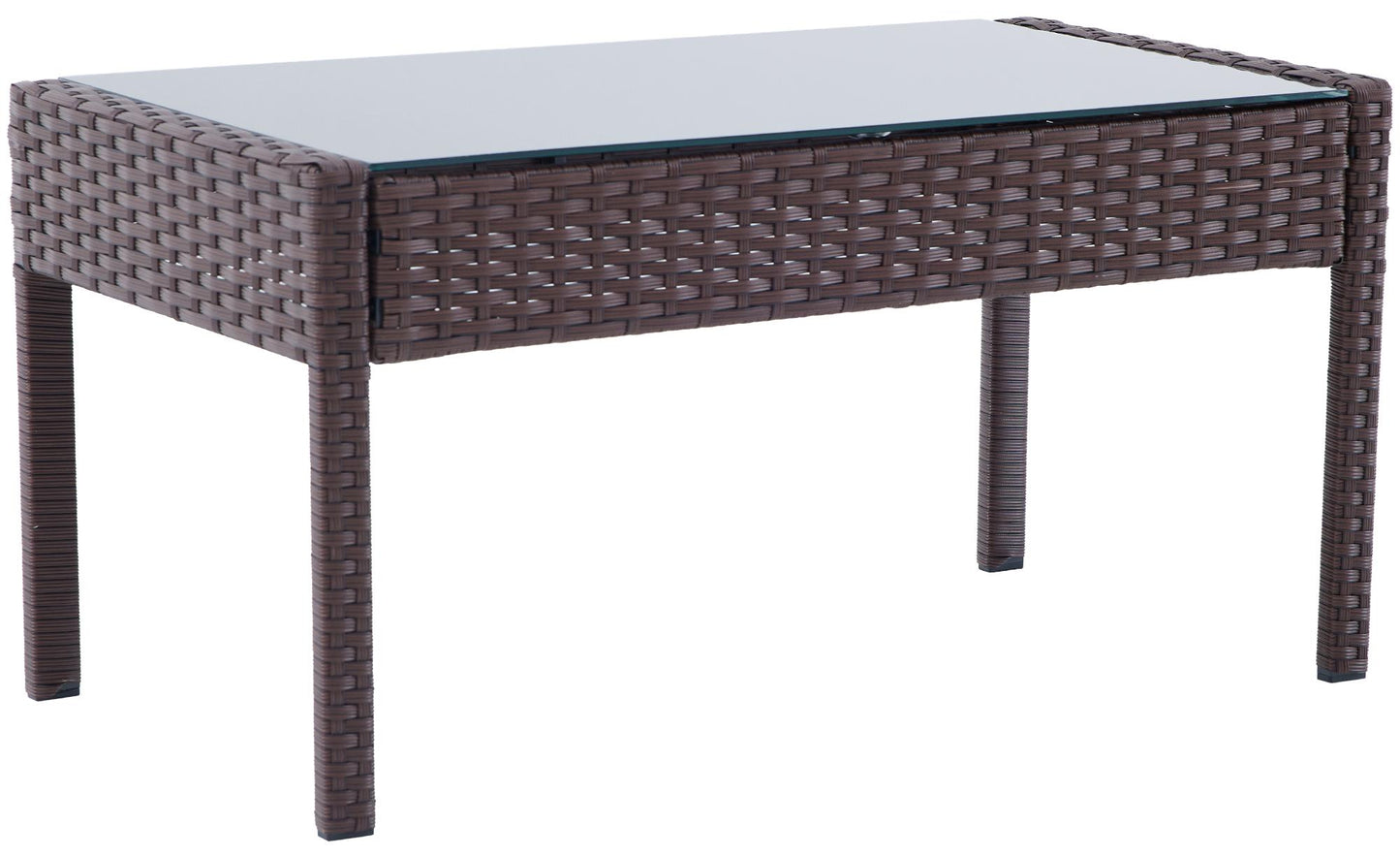 Polyrattan Sitzgruppe Ramunda braun