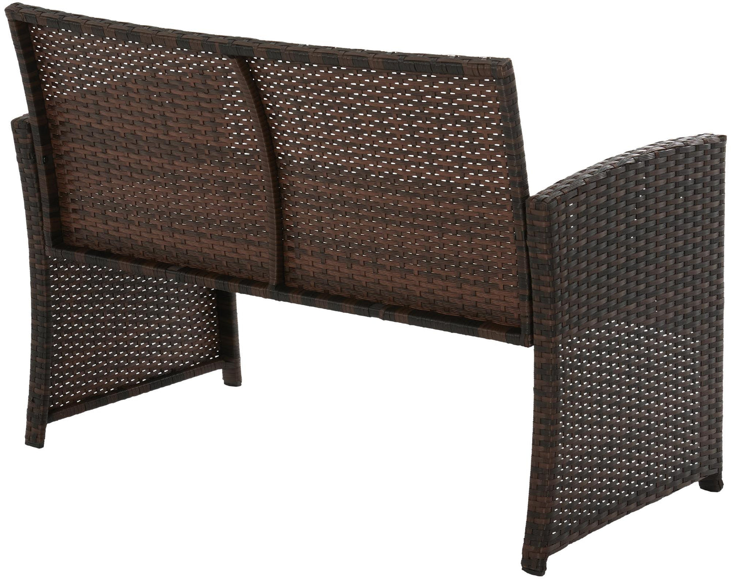 Polyrattan Sitzgruppe Toruba braun