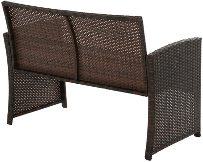 Polyrattan Sitzgruppe Toruba braun