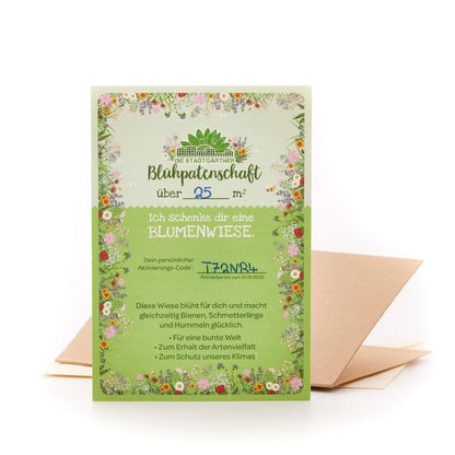 Blühpatenschaft für 25 m² Blumenwiese