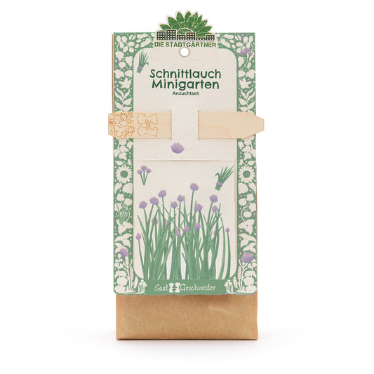 Anzuchtset – Minigarten BIO-Schnittlauch