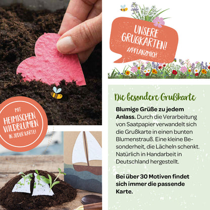Trauerkarte "In stillem Gedanken"