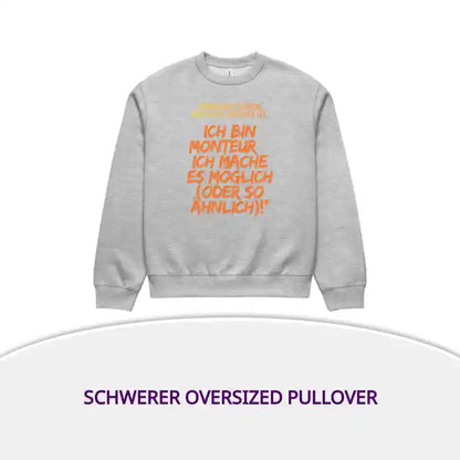 Schwerer Oversized Pullover by@Outfy