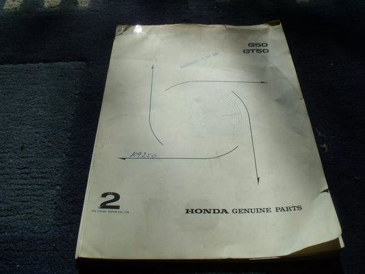 Honda Ersatzteiliste für G / GT50 - Treckerflickershop